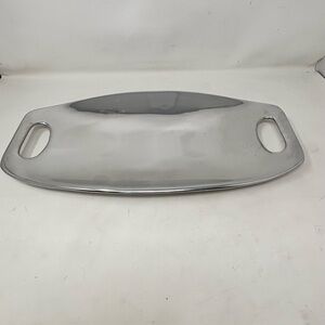Vintage 1992 NAMBÉ Handled Platter Nambé Silver Alloy Metal Santa Fe New Mexico